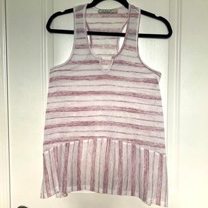 Chloe K Razorback Purple/White Tank Top - Size Small